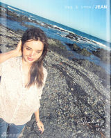 组图：超模米兰达-可儿代言牛仔裤 素颜拍写真