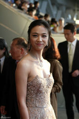 高清图：《武侠》釜山首映 金城武汤唯盛装出席