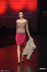 组图：名模庄思敏为时装展走秀 完美展现民族风