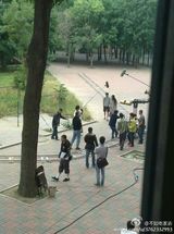 组图：《万物生长》天津开拍 韩庚范冰冰对戏