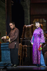 组图：歌剧版《骆驼祥子》首演 沈娜演绎虎妞