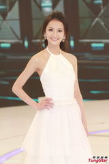 组图：2014港姐十强出炉 出水芙蓉白裙优雅