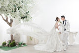 组图：林湘萍田恩沛结婚 二人唯美婚纱照曝光