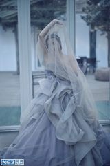 组图：李媛唯美婚纱大片 显优雅性感气质