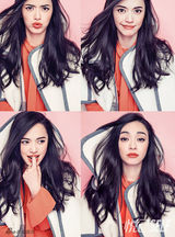 组图：姚晨登封面变身双面娇娃 精灵碰撞女王