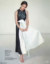 组图：前汤嫂凯蒂杂志大片 端庄恬静优雅迷人