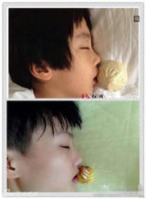 组图：大学女生cos费曼(吴镇宇儿子) 嘟嘴酣睡白眼神同步