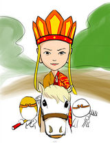 组图：乐嘉遭网友恶搞 动漫版乐爸爸可爱蹿红