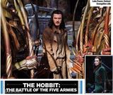 组图：《霍比特人3》曝剧照及海报 精灵王征战