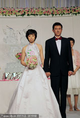 幻灯图集：张怡宁北京完婚 体育圈大腕齐聚