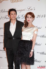 组图：邝美云陈法蓉等出席晚宴  女星抛胸斗艳