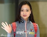 组图：韩运动员孙妍在体操世界杯获奖凯旋归国