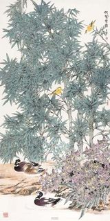 组图：朱军绘画作品 藏族风情表达生活感悟