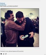 组图：“绿巨人”鲁弗洛是网虫 秀和钢铁侠基情