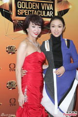 组图：TVB新春庆典众星云集 谢天华披肩发搞怪