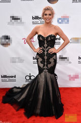 组图：公告牌红毯群星璀璨 夏奇拉洛佩兹斗性感