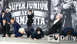 组图：Super Junior回归在即 发布会大展搞怪本能引爆笑