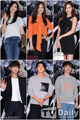 组图：《海盗》众星观影 SM艺人组团捧场