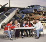 组图：《老友记》开播20年整 N张全家福忆老友