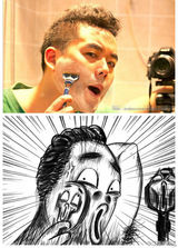 组图：脑洞太大！网友画创意人物肖像网络爆火