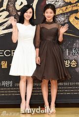 组图：《秘密之门》发布会 韩石圭等低调亮相