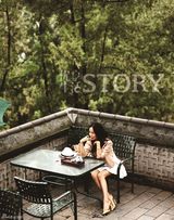 组图：江一燕夏日香气写真展健康乐活形象