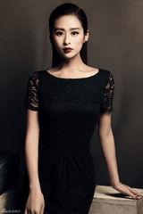 组图：颖儿复古大片 知性优雅宛如油画美人