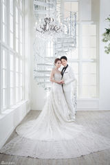 组图：林湘萍田恩沛结婚 二人唯美婚纱照曝光