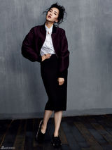 组图：江疏影文艺大片 释放初秋慵懒暖意