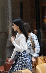 组图：高圆圆现身酒店笑容满面 获众人簇拥