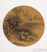 组图：感觉萌萌哒！蓝胖子大雄穿越到中国古画