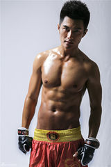 组图：沈泰生猛拳王写真身材惹火