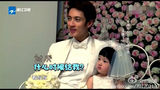组图：《爸爸回来了》吴尊见女儿穿婚纱惊呆