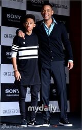 组图：威尔史密斯父子赴韩 想与朴赞郁共进晚餐