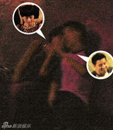 组图：徐濠萦夜店玩乐与猛男搂肩说笑