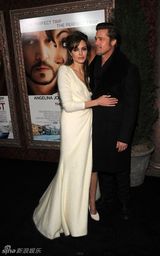 高清组图：《游客》首映 朱莉皮特秀恩爱德普落单