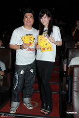 组图：阮兆祥为电影宣传 搞笑回应票房压力