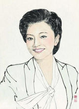 组图：朱军画笔下的央视女持人个个传神