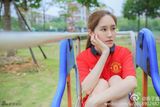 组图：美女学生会副主席陈子湄走红 五官漂亮气质出众