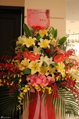 组图：陶喆婚宴现场摆甜蜜婚纱照 马英九送花篮