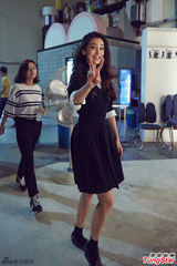 组图：Angelababy金秀贤“养眼组合”广告来袭