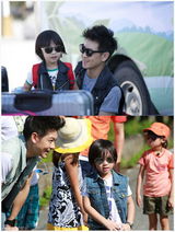 组图：黑米哥回归爸爸2 墨镜look亮相奶味全无