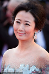 组图：贾樟柯爱妻赵涛亮相 闪亮长裙东方优雅