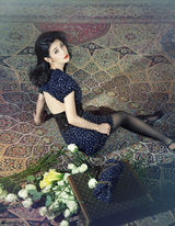 组图：童蕾最新时尚大片 早春演绎知性名媛风情