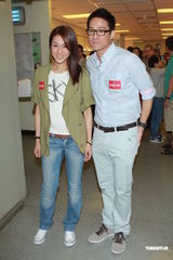 组图：《幸福摩天轮》试造型 钟嘉欣陈智燊首次合作