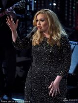 组图：奥斯卡颁奖礼现场-阿黛尔深情献唱