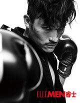 组图：耿乐黑白大片 野性逼人演绎致命诱惑