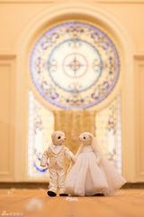 组图：戚薇李承铉赌城大婚甜蜜拥吻