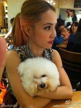 组图：蔡依林微博三宝 钢管屋虎做蛋糕