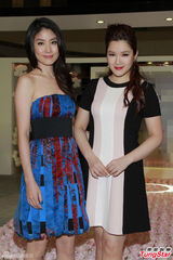 组图：陈慧琳抹胸装美艳大气 苟芸慧澄清绯闻